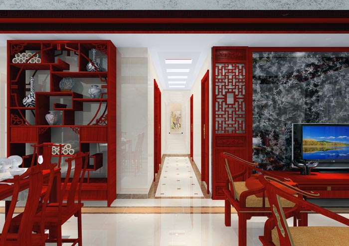 今年会jnh家装：拉萨合景新鸿基·泷景113㎡新中式装建成效鉴赏