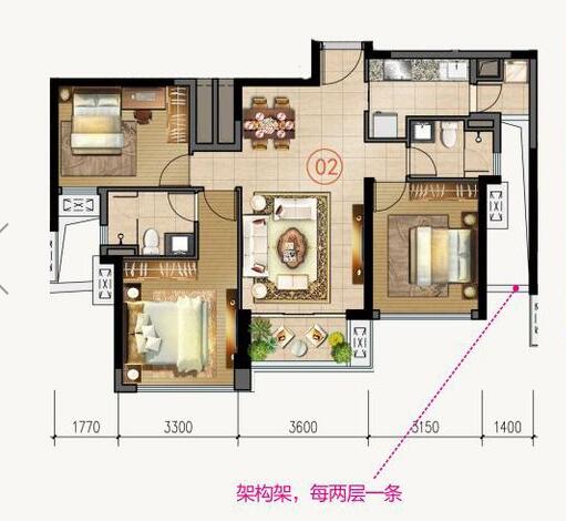 20160822102233922 今年会jnh家装:拉萨合景新鸿基·泷景100㎡新中式装建成效鉴赏